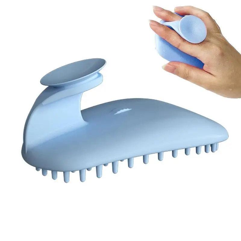 Hair Scalp Massager | Silicone Soft Head Care Scrubber Portable Shampoo Brush | Hair Scalp Exfoliator Tool Non-irritating Head M