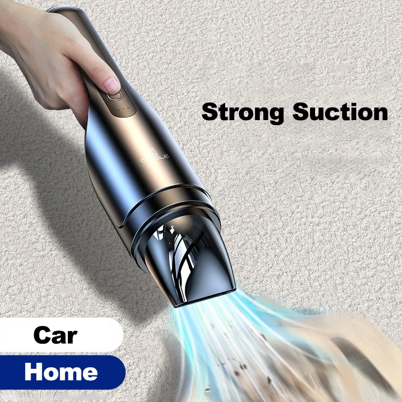 

Автомобильный пылесос, портативный мощный ручной мощный беспроводной пылесос с мощным всасыванием для очистки автомобиля и дома, беспроводной мини Ручной пылеуловитель