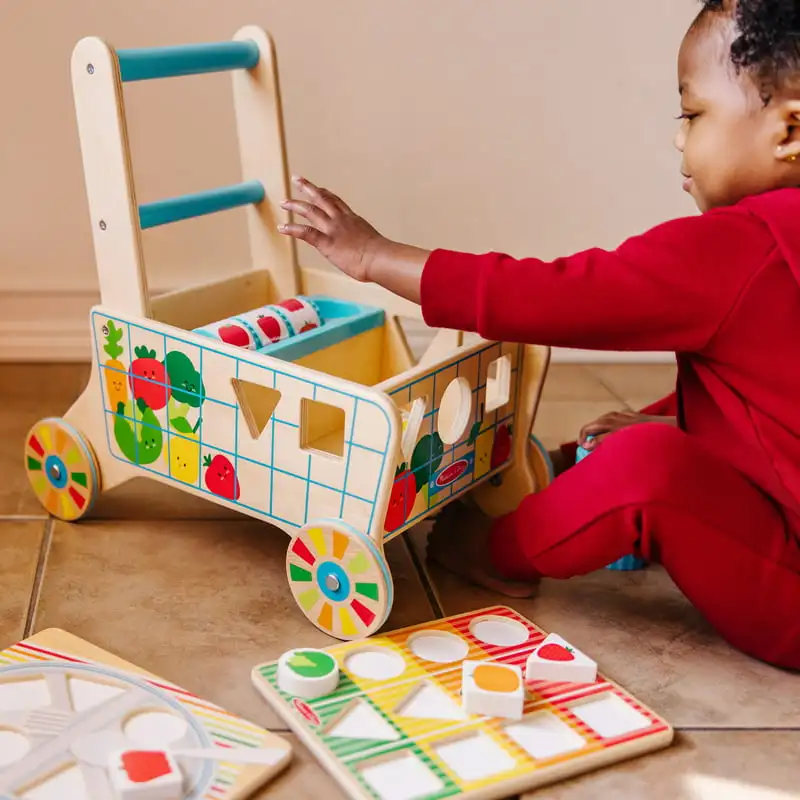 

Shape Sorting Grocery Cart