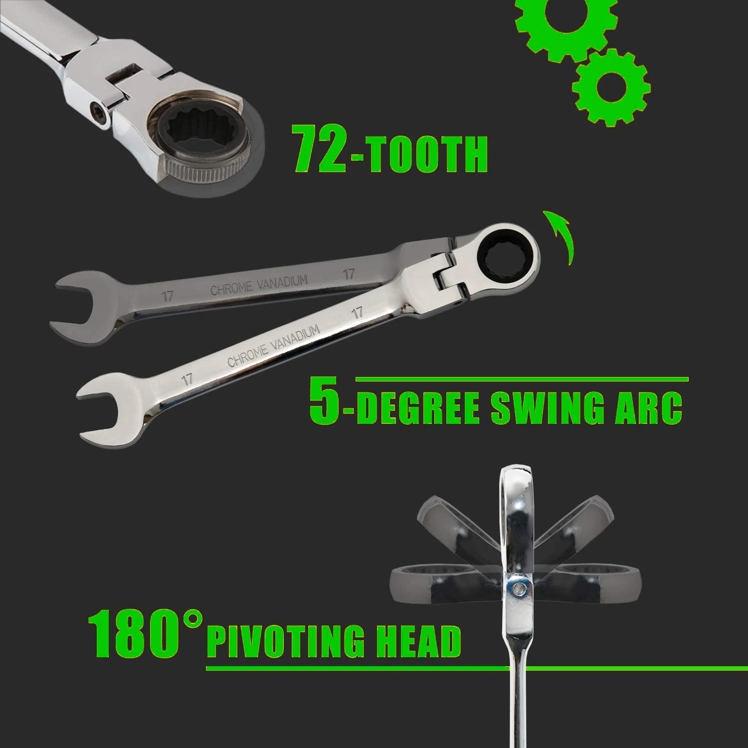 Набор комбинированных гаечных ключей WOZOBUY ручные инструменты для ремонта