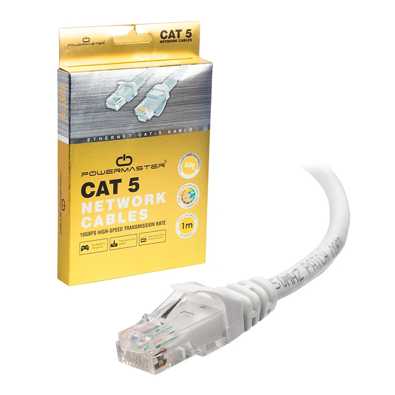 

Cable. CAT5 1 meter gray bag