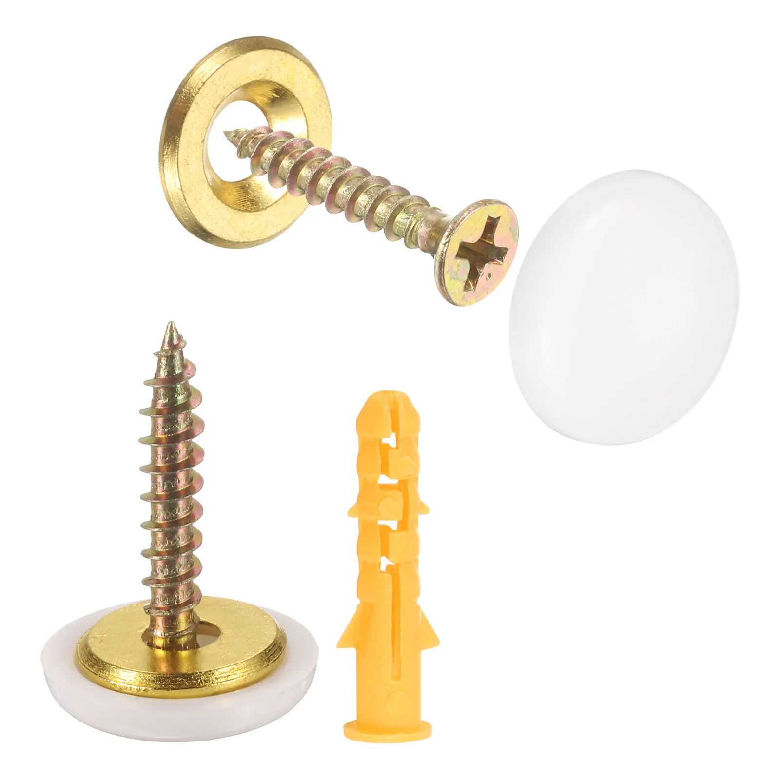 8/12/16 шт. 16,8 мм декоративные колпачки, гвозди, винтовые крышки, колпачки, крепежные винты для зеркал, столов, деревянной стеклянной мебели