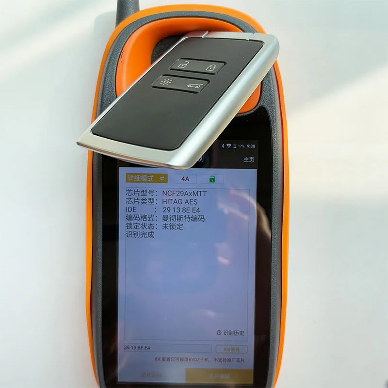 Ключ NH FCC ID: KR5IK4CH-01 433 МГц 4A NCF29AxM Умный дистанционный ключ от автомобиля для Renault Kadjar