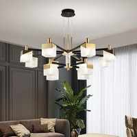 nordic living room led chandelier modern minimalist home dining room light new light luxury bedroom lighting