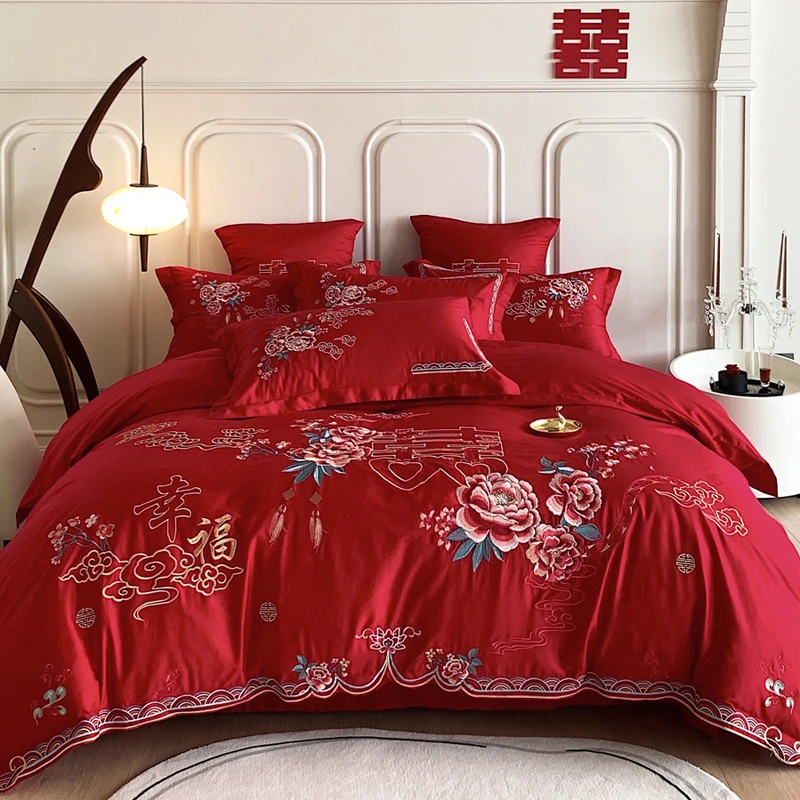 

4 шт., набор постельного белья в китайском стиле