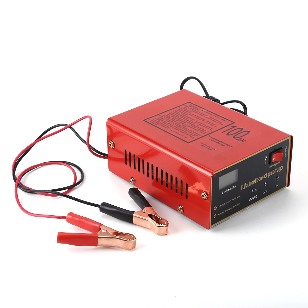 

Motorcycle Battery Charger Smart 12V24V Car Battery Charger Full Automatic Pulse Repair Car Charger Overvoltage Protection