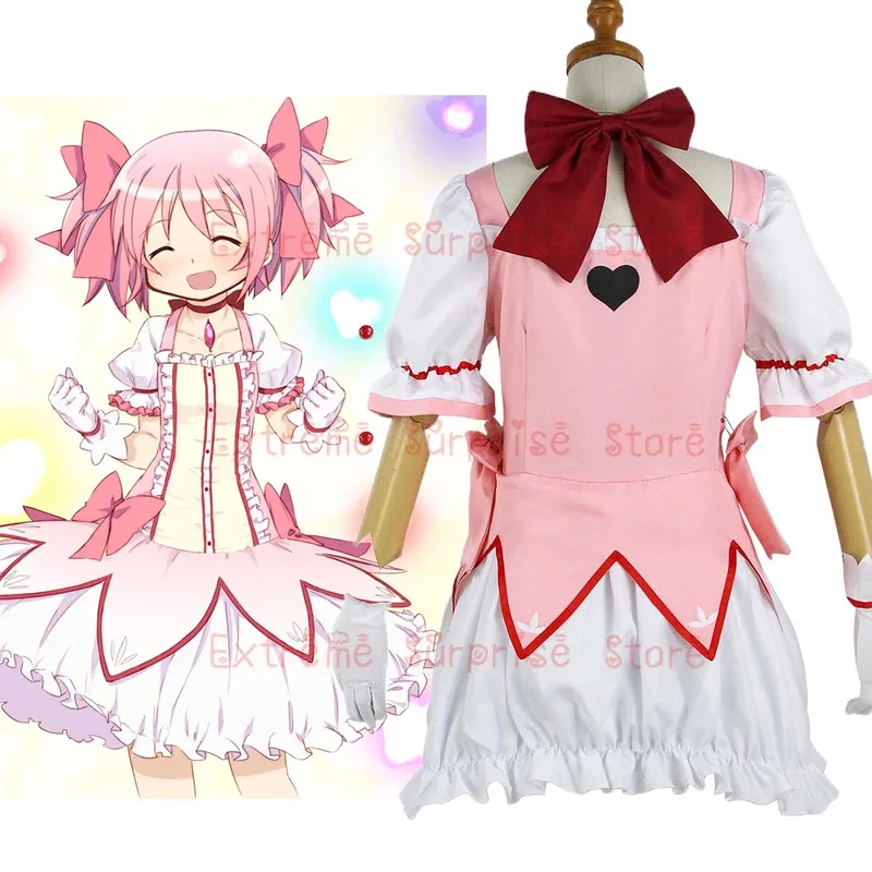 Фото Костюм Vivi 2021, униформа Puella Magi Magica Kaname Madoka, платье для косплея, полный комплект, реквизит №3