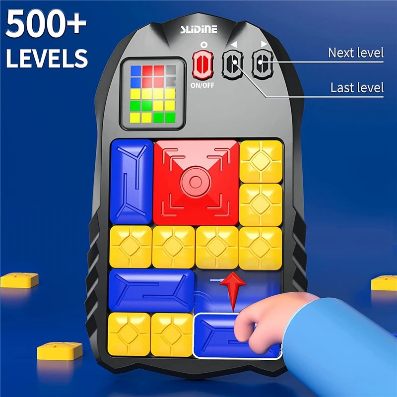 Супер-слайд-игры 500 + головоломка для развития мозга развивающие Обучающие