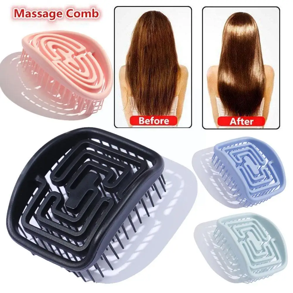 

Women Scalp Massage Hair Brush Soft Comb Teeth Wet Curly Styling Women Comb Hairbrush Hairdressing Salon Tools Detangling Q3A8