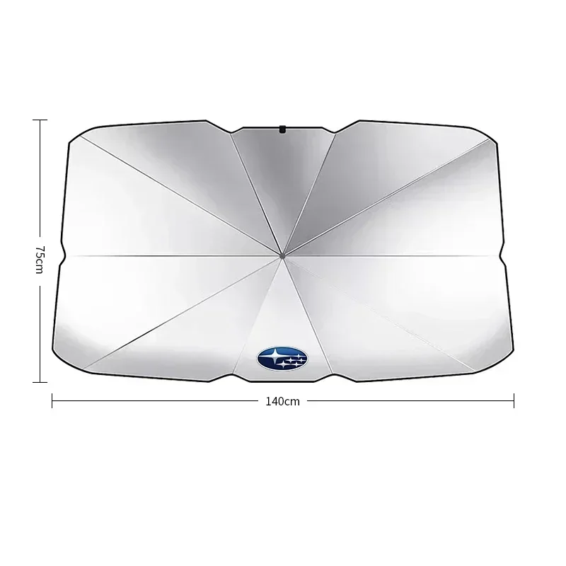 

Для Subaru STI Forester XV Outback Legacy WRX BRZ Ascent Tribeca автомобильный козырек от солнца на лобовое стекло зонтик тканевый чехол