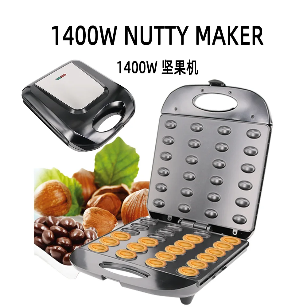 

Mini Nut Waffle Electric Walnut Cake Maker Automatic Bread Baking Machine Bakeware Sandwich Iron Toaster Breakfast Pan Oven