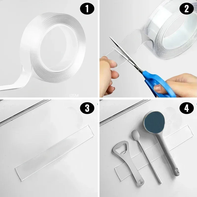 Двусторонняя клейкая лента размер в ассортименте