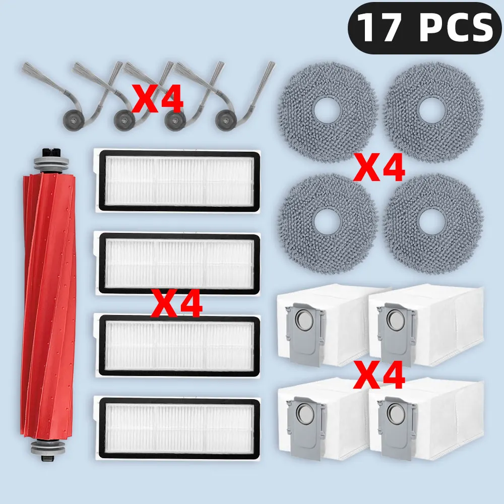 

Запчасти для Roborock QV 35A / QV 35S / QR 598 / QR 798 / Qrevo L: щетка, фильтр, швабра, мешок для пыли