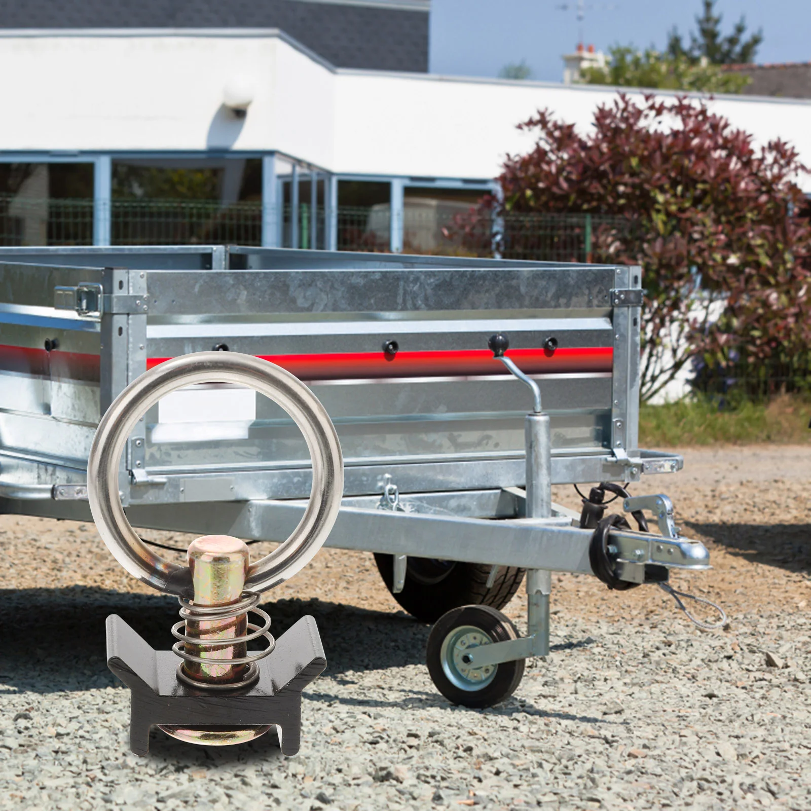 

Track Fitting L Kit Ring Round Fittings O Stud Bolt Tie Down Point Anchor Studs Single Aluminum Rail Accessories