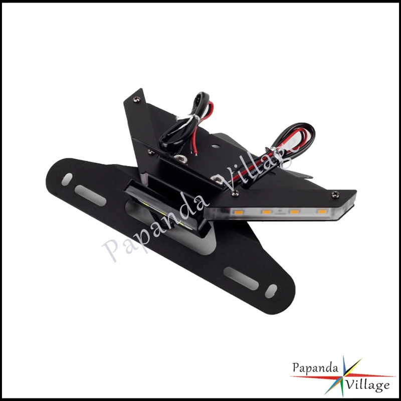 Держатель для номерного знака мотоцикла кронштейн задний аккуратный со