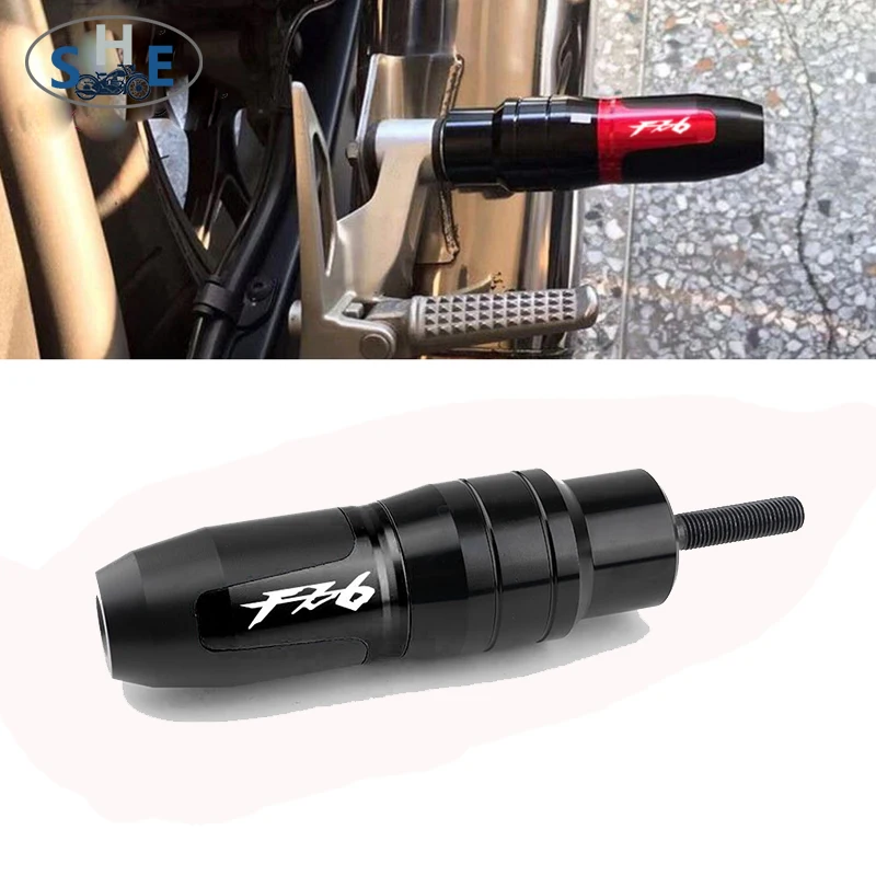 

With Logo "FZ6" For YAMAHA FZ6 FAZER FZ6R High Quality Motorcycle CNC Accessories Falling Protection Exhaust Crash Pad Slider