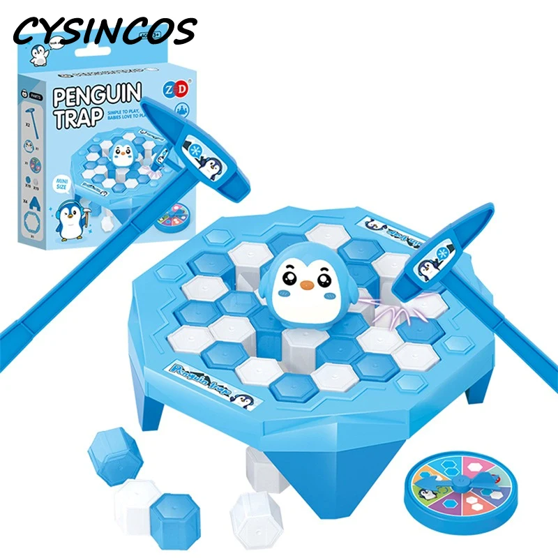 

Trend Kids Toys Parent-Child Family Party Save Penguin Ice Block Breaker Trap Kids Adults Table Game Stress Reliever Toys