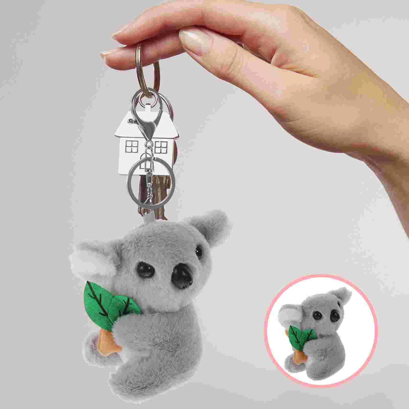 

Keychain Wear-resistant Bag Pendant Hanging Stuffed Koala Keys Accessory
