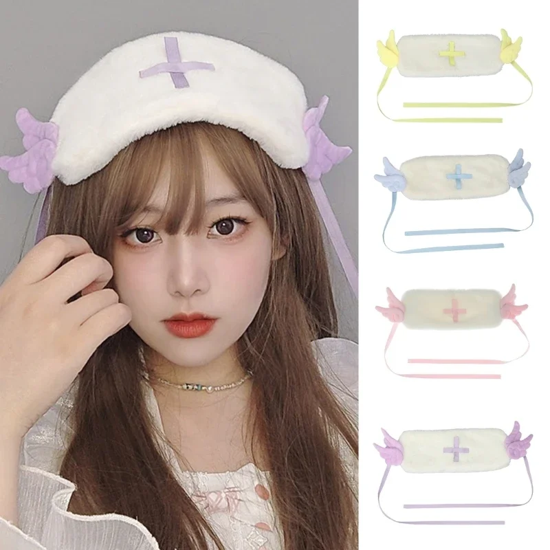 

Wholesale Costume Cosplay Lolitastyle Plush Party Props Angel Headdress Anime Party Headband Teens Girls Headgear Headpiece