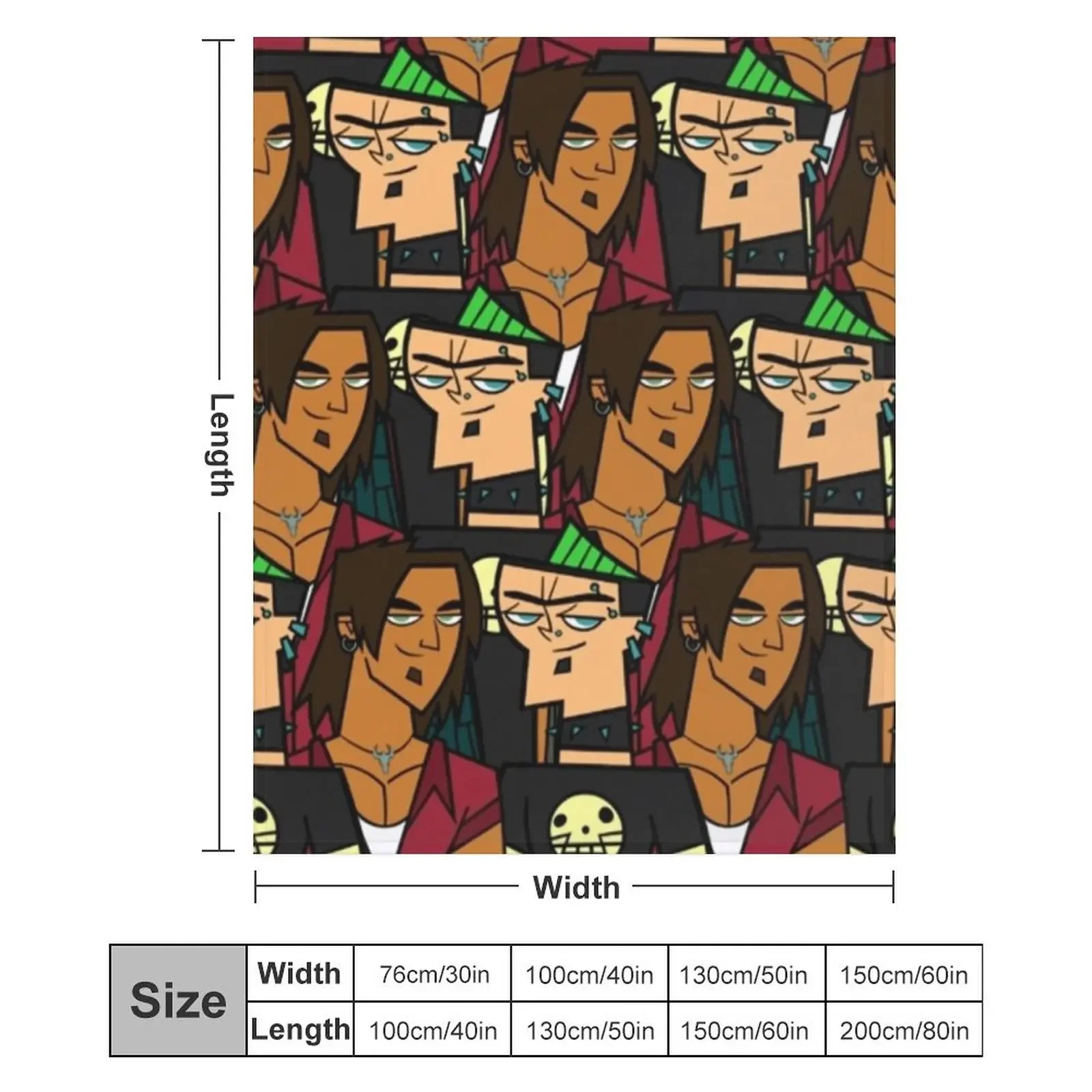 Total Drama: Пледы Duncan/Alejandro для младенцев одеяла сна