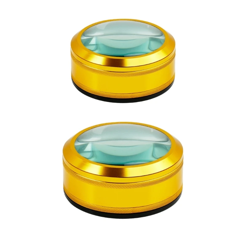 

Glass Desktop Magnifier Metal Glass for Reading Books Gift R7UA