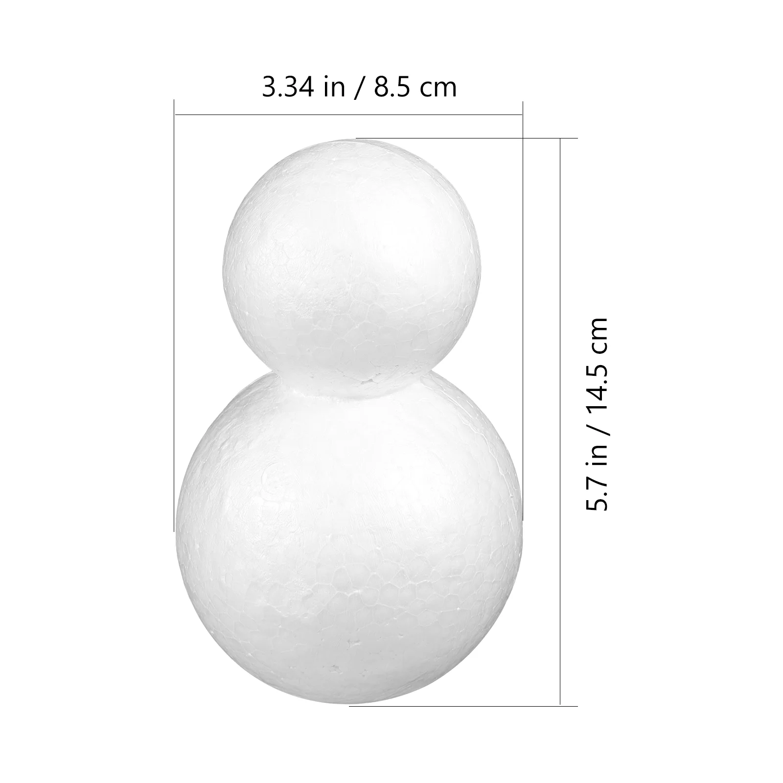 5 шт. пенопластовые украшения в виде снеговика аксессуары модель для рукоделия