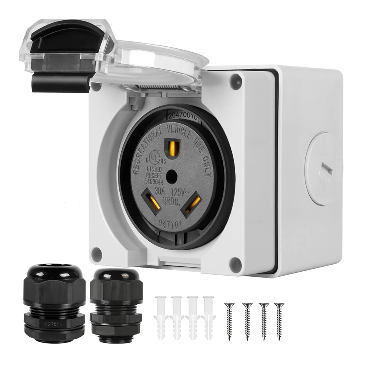 Розетка для автофургона 50 А розетка NEMA 14-50R 125/250 В защита от атмосферных