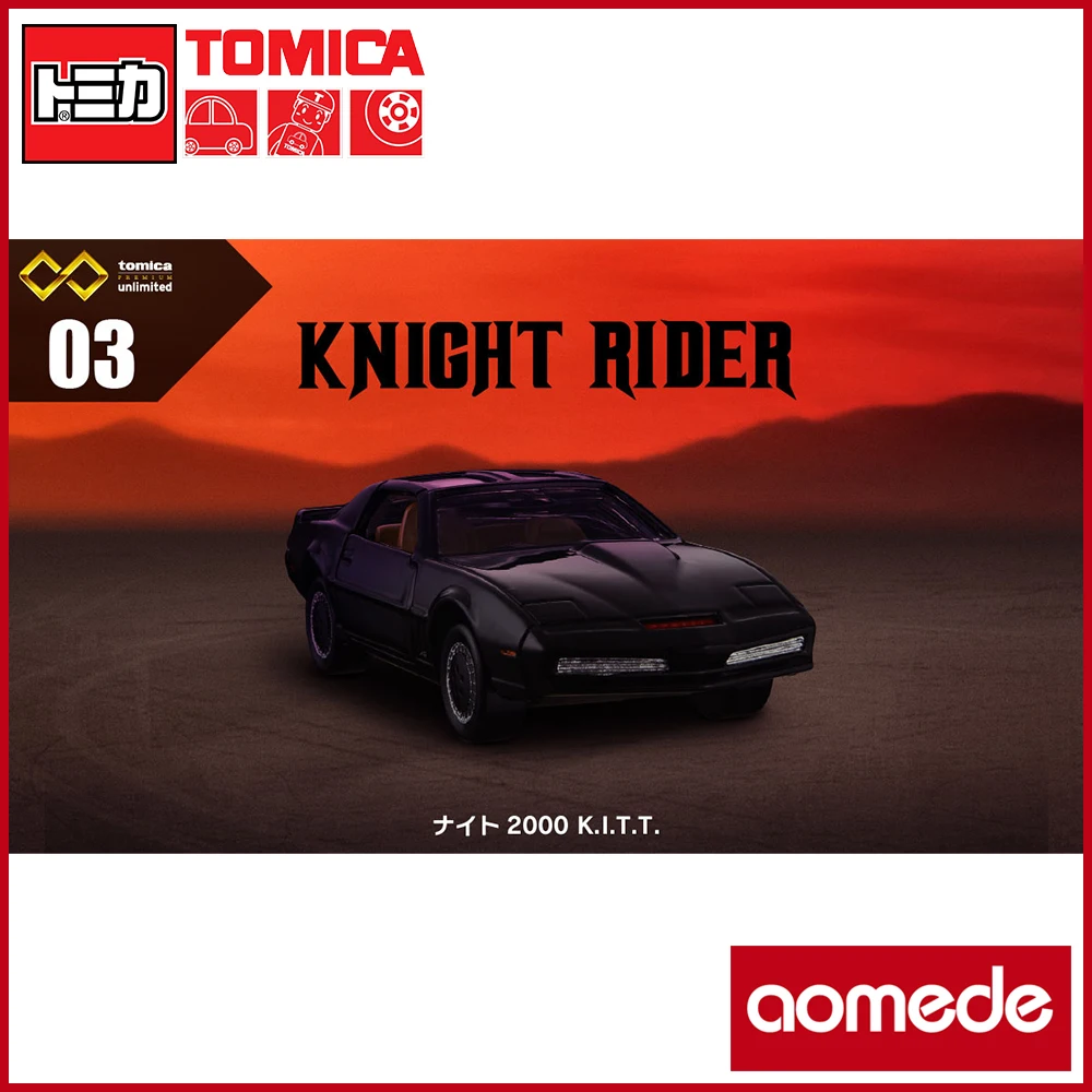 

TAKARA TOMY Tomica Alloy Car Model Boy Toy Ornaments Premium Unlimited 03 Knight Rider Knight 2000 K.I.T.T.