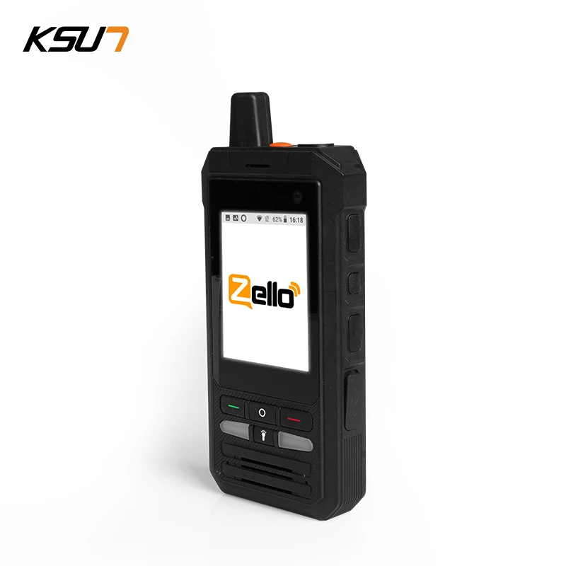 Walkie Talkie Phone Zello APP 4G Network Mobile Radio 100 Miles Long Range Handheld Smartphone WiFi Camera GPS Screen Android enlarge