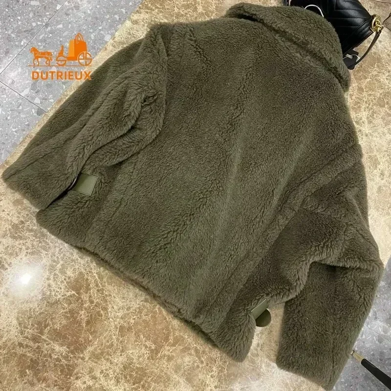 Женская короткая куртка из кашемирового меха