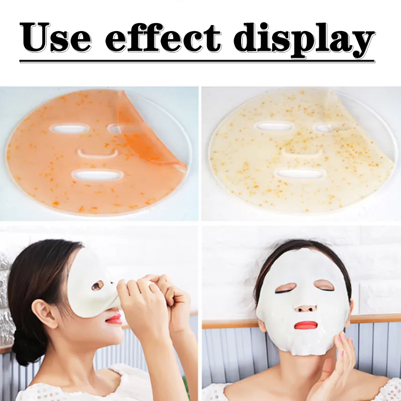 

Silicone Reuseable Facial Mask Mold for Fruit Vegetable Mask Machine Maker Clear Mask Mold Tray Mask DIY Making Tool