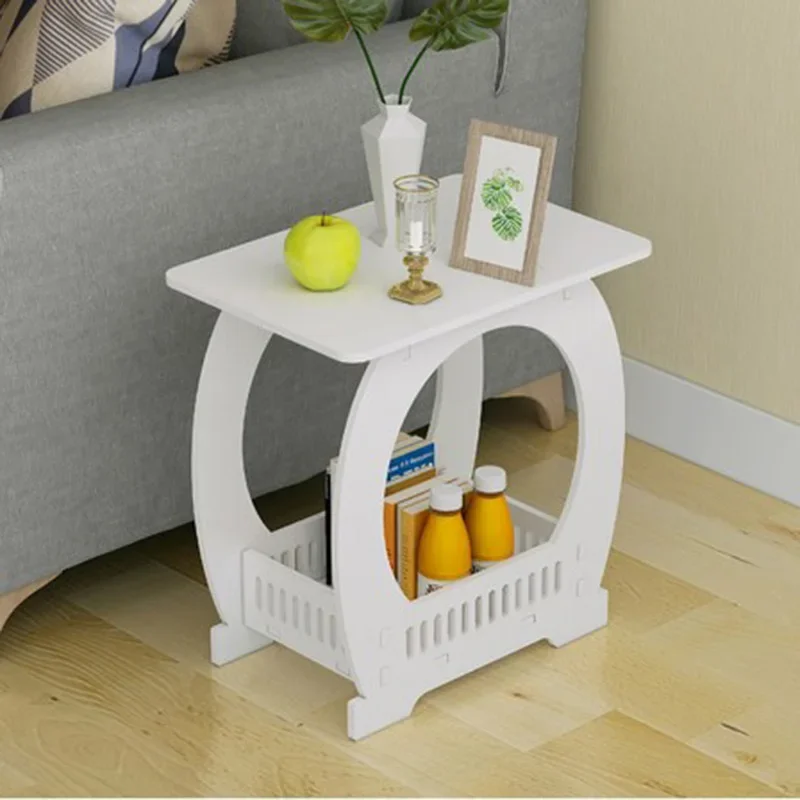 Кофейный столик в современном дизайне гостиной спальни тумбочки деревянный