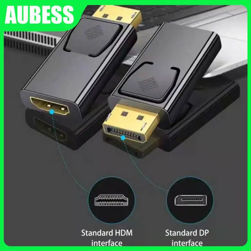 

Cable Adapter Displayport To -compatible For Pc Tv Dp To -compatible Adapter 1080p Resolution Black Pbs Shell
