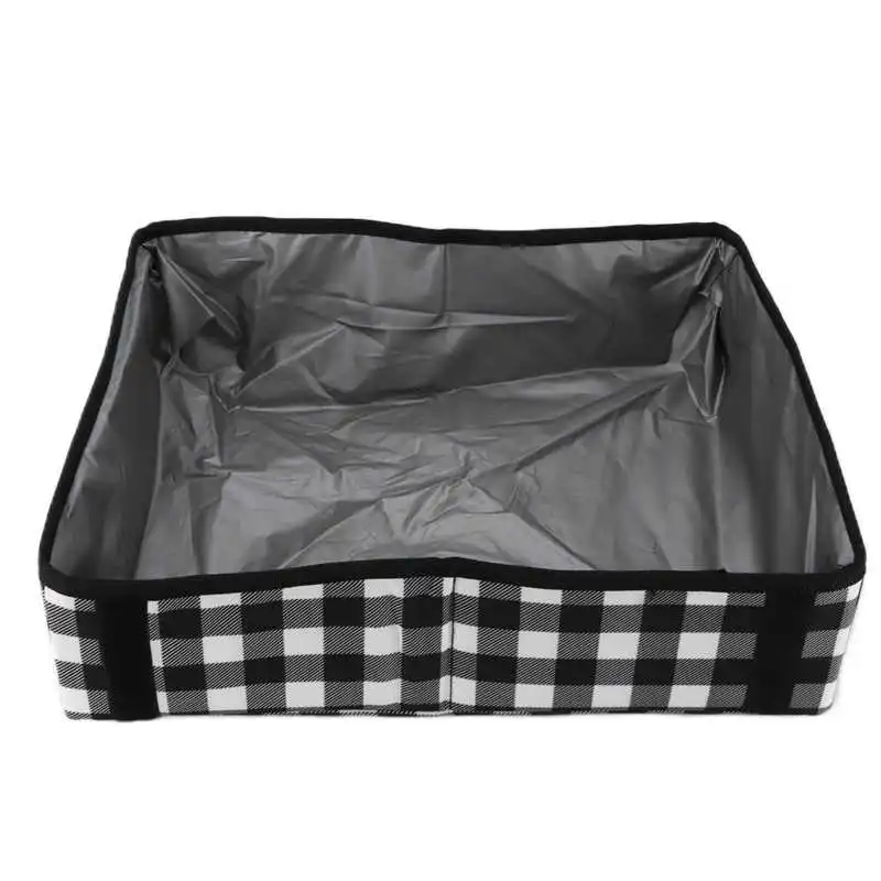 Waterproof Collapsible Travel Dog Toilet Tray Cat Litter Bedpan For Small Cat Dog