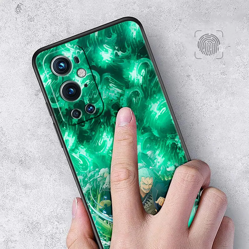 Чехол для телефона OnePlus 8T 7 9 8 Nord 2 N10 N100 9R 7T Pro Зоро Луффи CE N200 Z черный мягкий