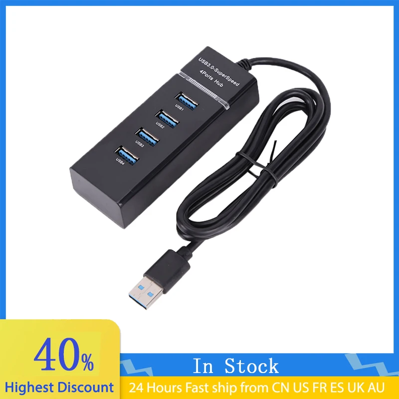 

USB-разветвитель для компьютера, 3,0 дюйма, USB 3 0