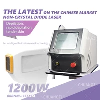 high quality 808 diode laser machine portable permanent alexandrit 755 808 1064nm painless hair removal machine