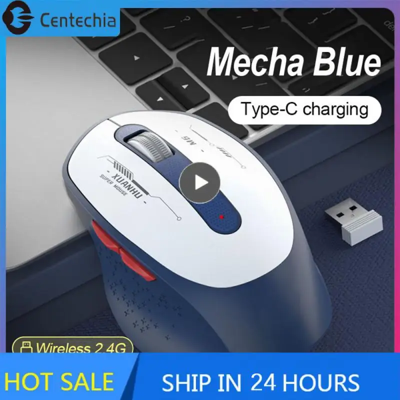 

2.4g Wireless Mouse Type-c Charging Gaming Charging Mouse Noise Reduced Ergonomic Feel Third Mock Examination Mouse