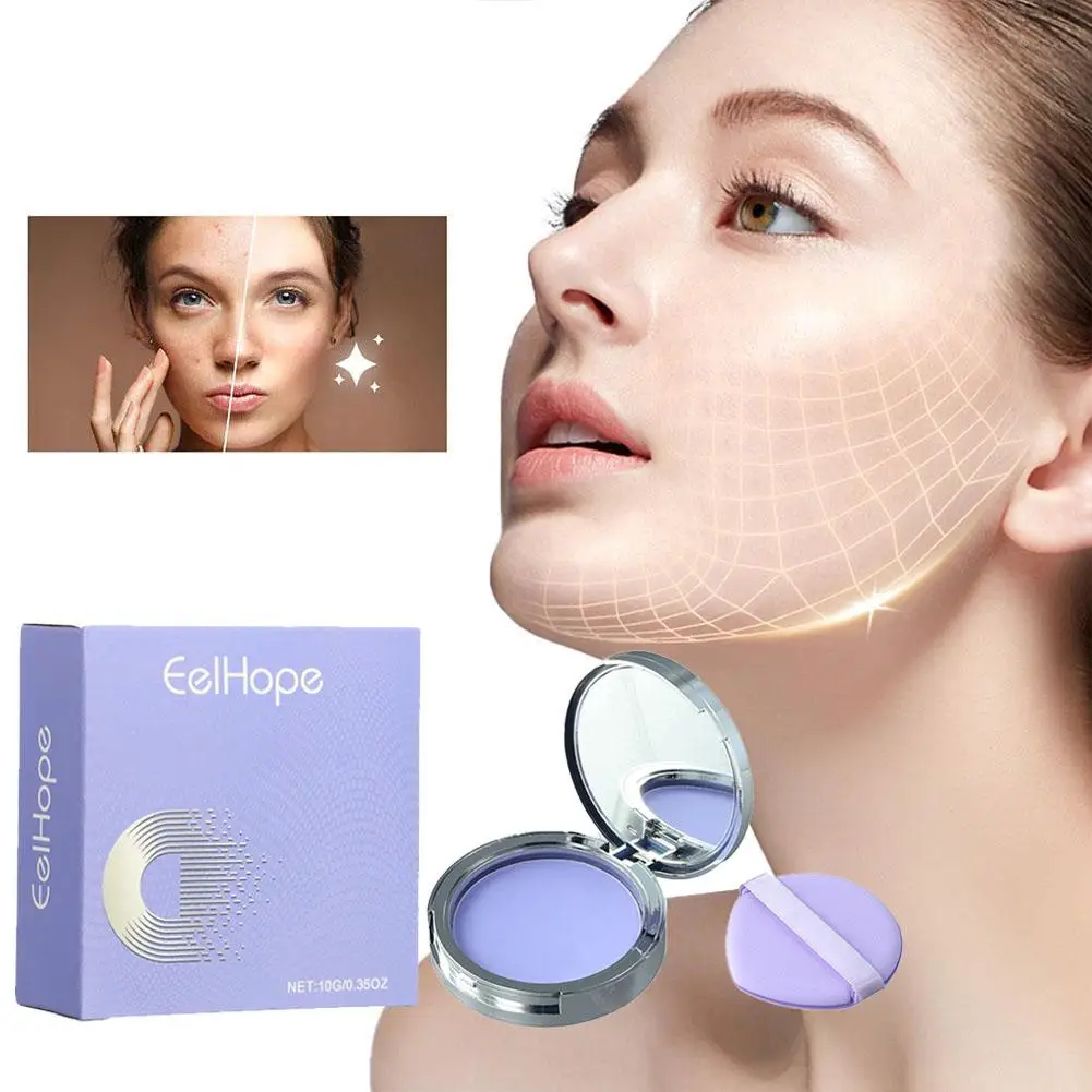 Новая пудра для контроля жирности матовая компактная с экстрактом лаванды