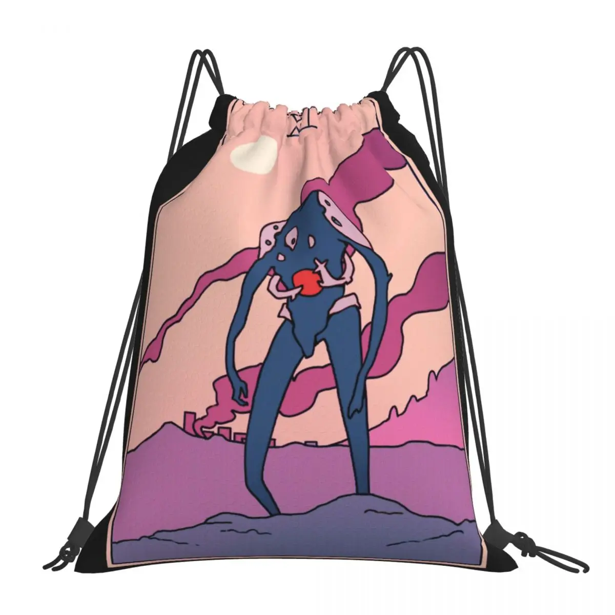 

Школьный рюкзак на шнурке с изображением башни