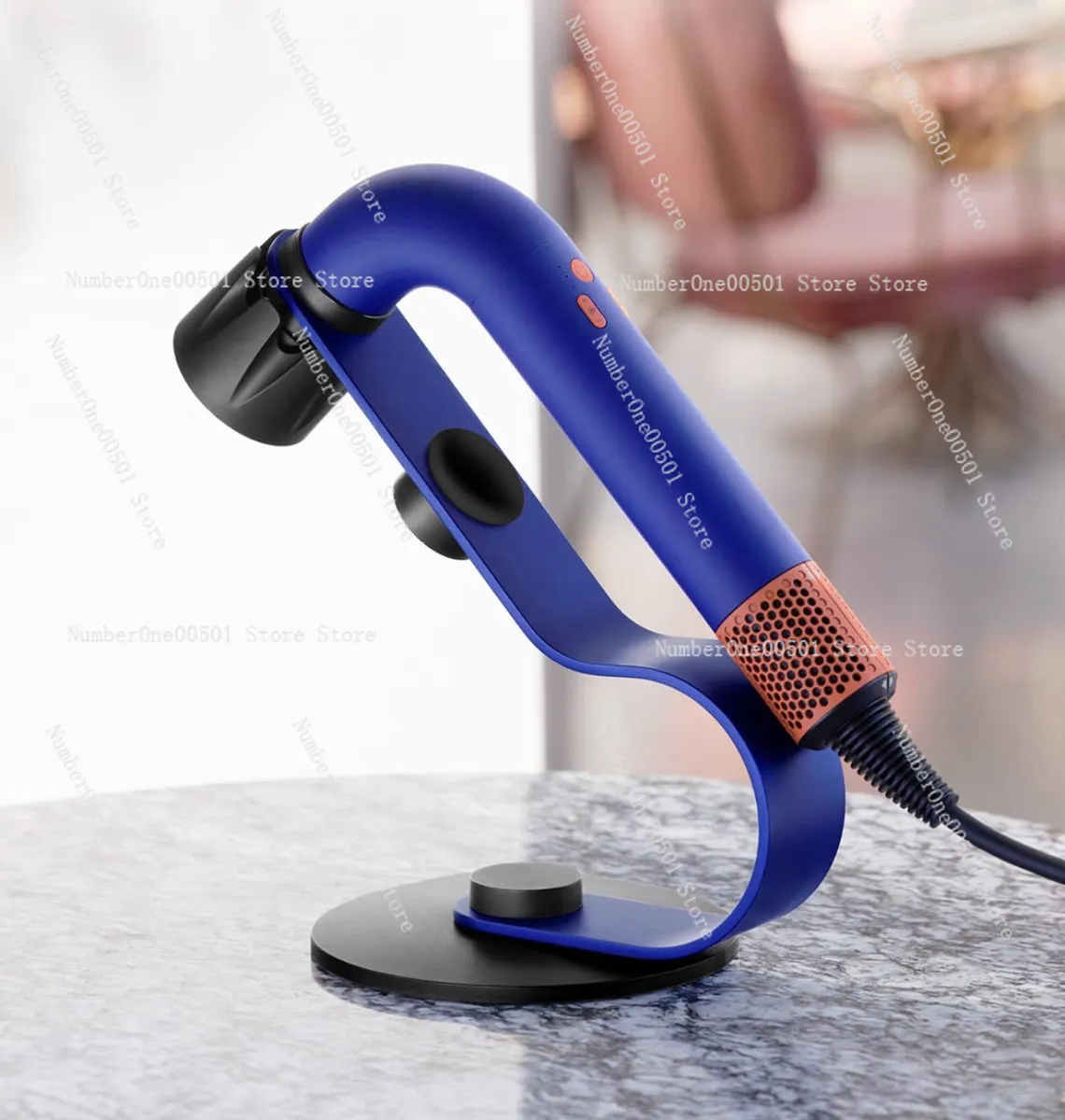 Держатель-подставка для фена Dyson HD17 HD18, вертикальное настольное крепление, органайзер для хранения (art.: 3920d90be4dfd) - 3920d90be4dfd