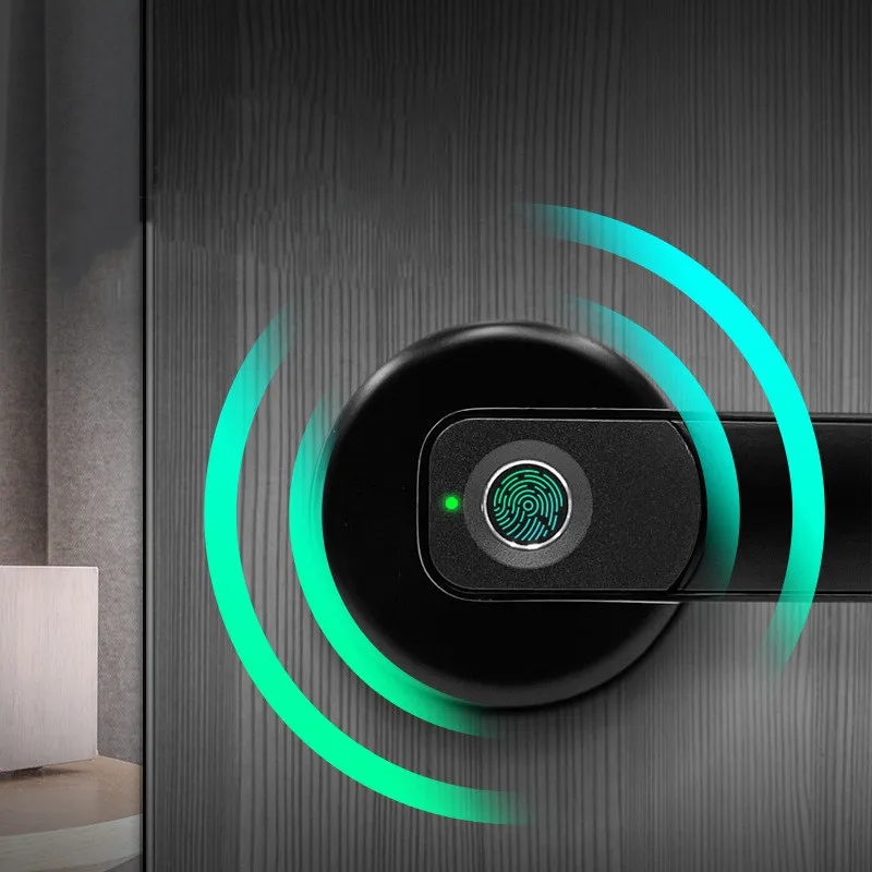 

Умный дверной замок с идентификацией по отпечатку пальца