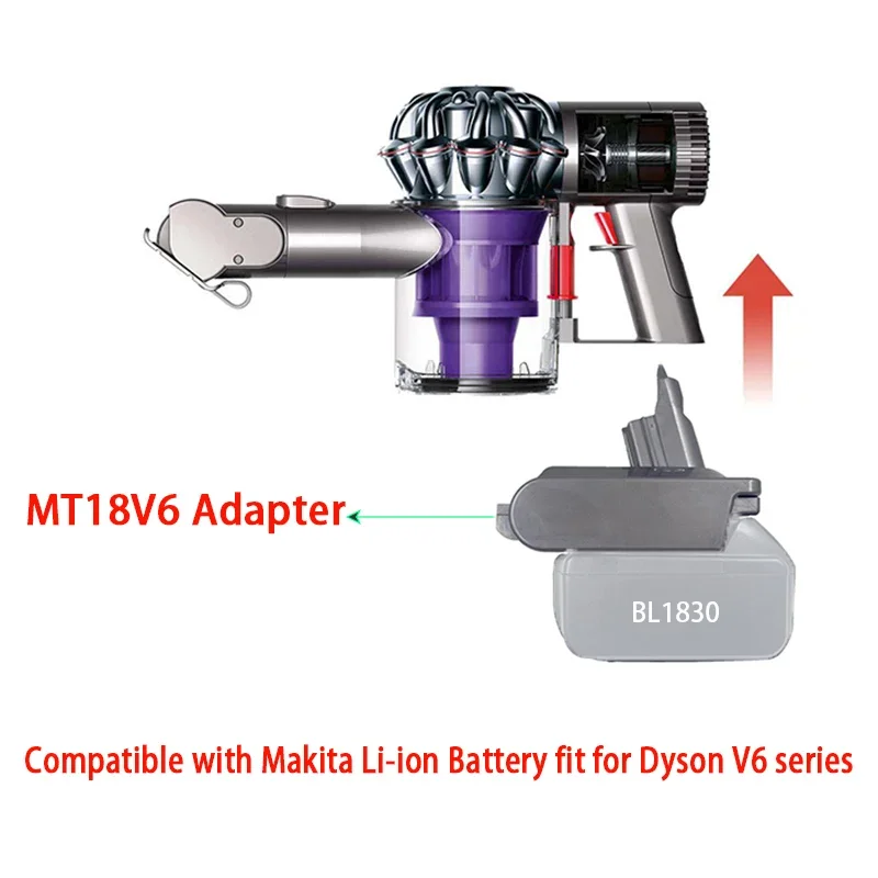 Адаптер литий-ионной батареи BPS18V6 MT18V6 MIL18V6 DW20V6 BOS18V6 для Makita Milwaukee Dewalt Bosch