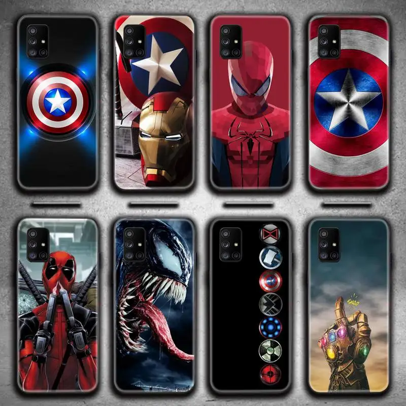 

Bandai Marvel superhero Phone Case For Samsung Galaxy A52 A21S A02S A12 A31 A81 A10 A30 A32 A50 A80 A71 A51 5G
