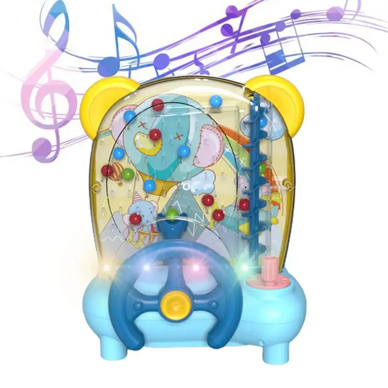 

Mini Arcade Game Children's Ball Catcher Machine Built-In Bead Loop Learning Toy For Outdoors School Home Party