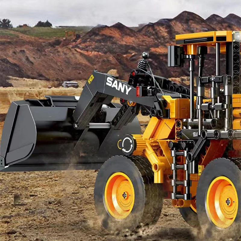 SEMBO City Engineering Vehicle Строительные блоки Модель автомобиля Пластиковые