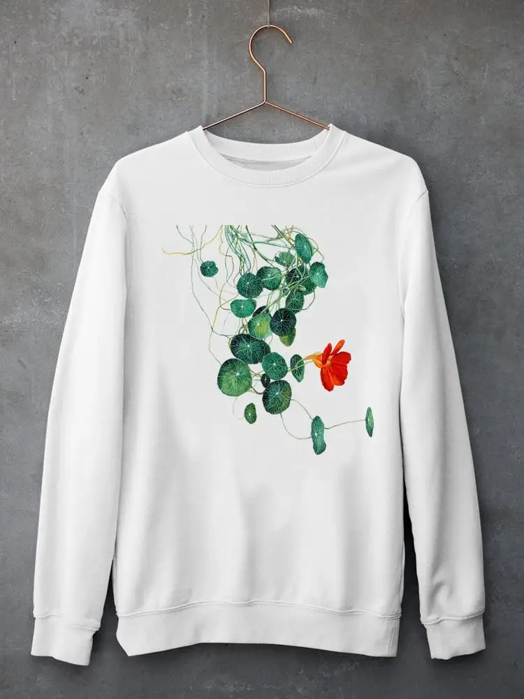 

Women Pullovers Clothing Print Fall Autumn Lady Hoodies Floral Plant Love Flower Female Fashion Woman Spring Graphic Sweatshirts