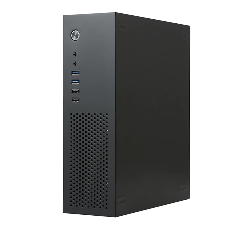 

SKTC A10 мини настольный HTPC чехол для компьютера для материнской платы MATX24X24 маленький 1U 7.3L чехол для компьютера