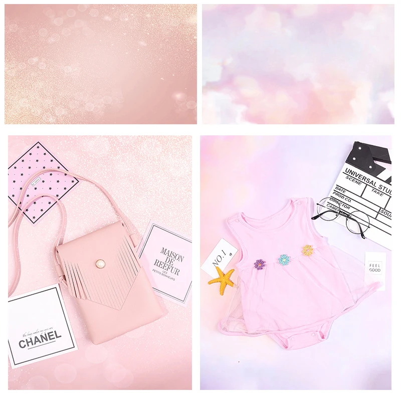 

Pink Bubble 54X87cm Photography Backdrops PVC Backgrounds 2 Sided Waterproof for Studio Photo