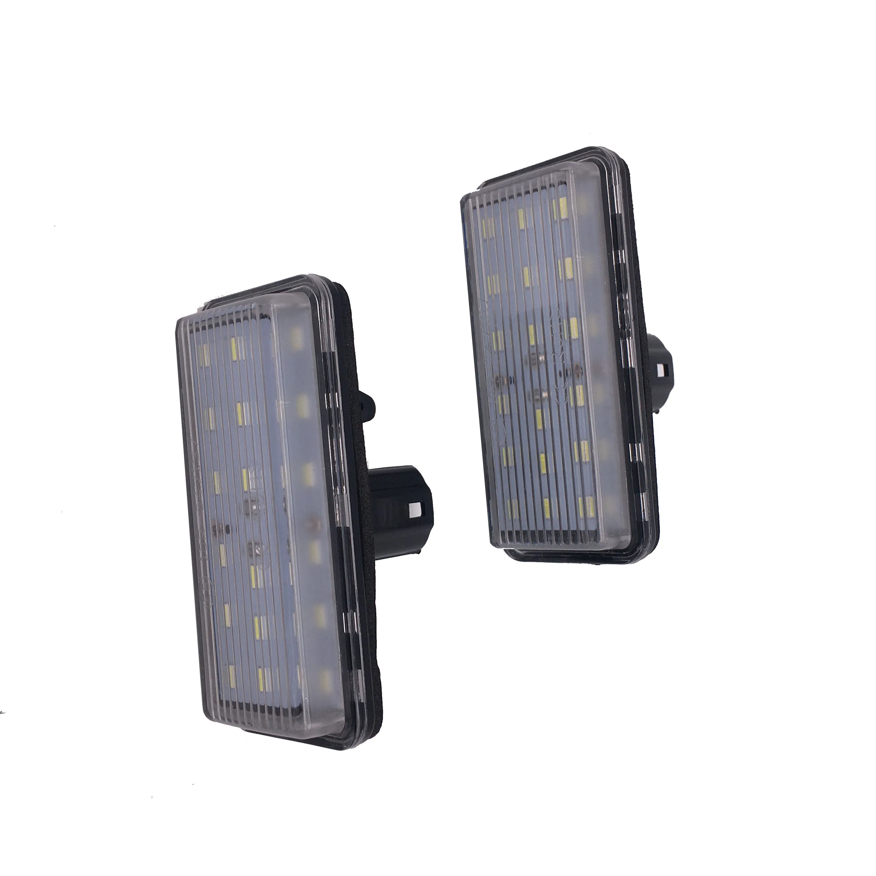 

For Lexus LX470 LX570 Toyota Land Cruiser 100 200 Prado 120 Reiz 4D Mark License Plate 2PCS LED Number License Plate Light Lamp